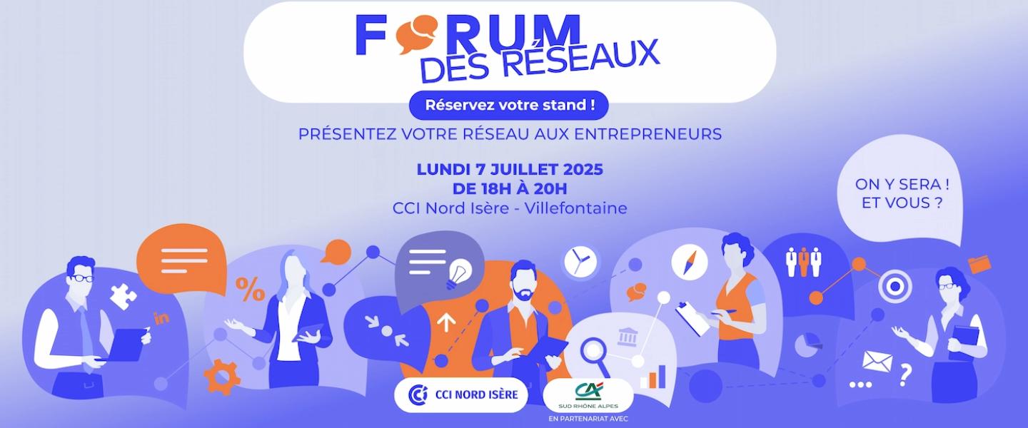 Réservez votre stand - Forum des réseaux 2025
